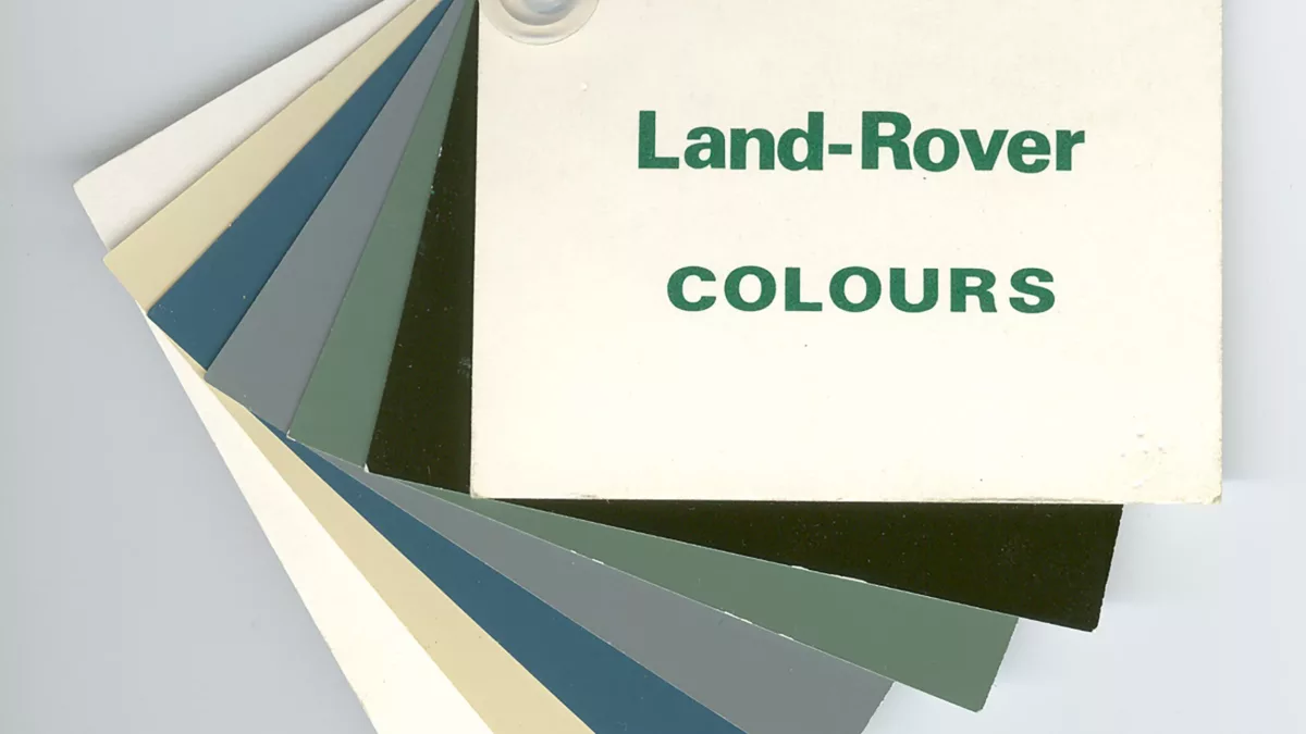 1965 To 1974 Rover Paint Charts
